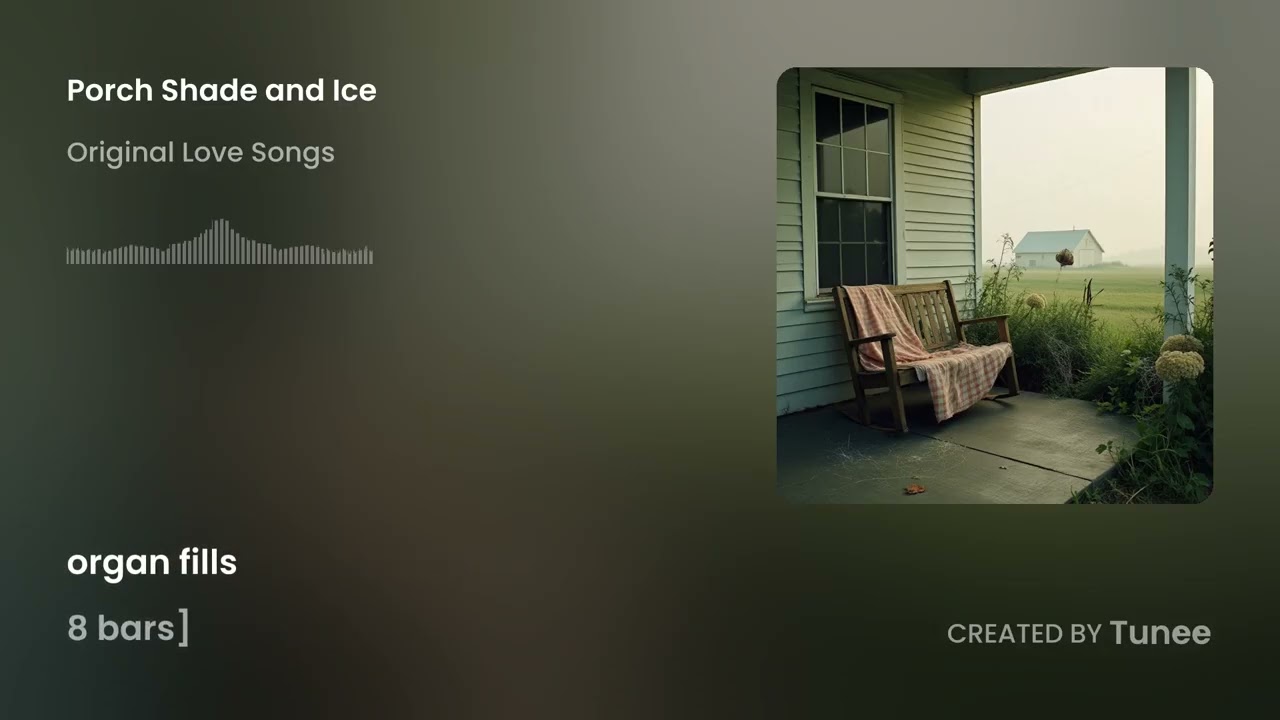 Porch Shade and Ice