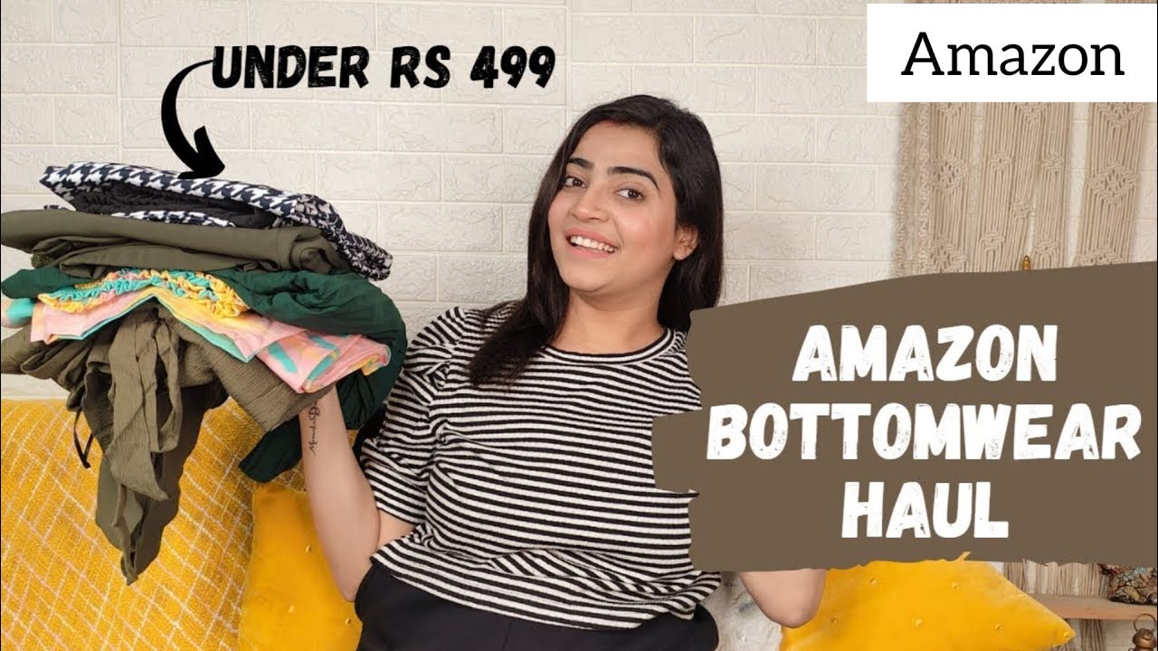 *Affordable* Amazon Bottom wear Haul Under Rs 499 | Trousers | Formal Pants | Amazon Palazzo Haul