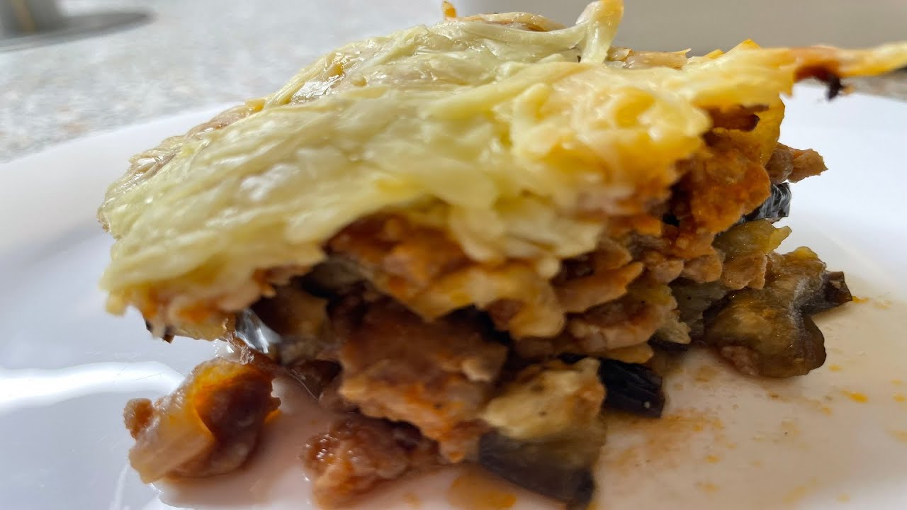 Запеканка из баклажанов с мясом 🍆 по мотивам мусаки 💛