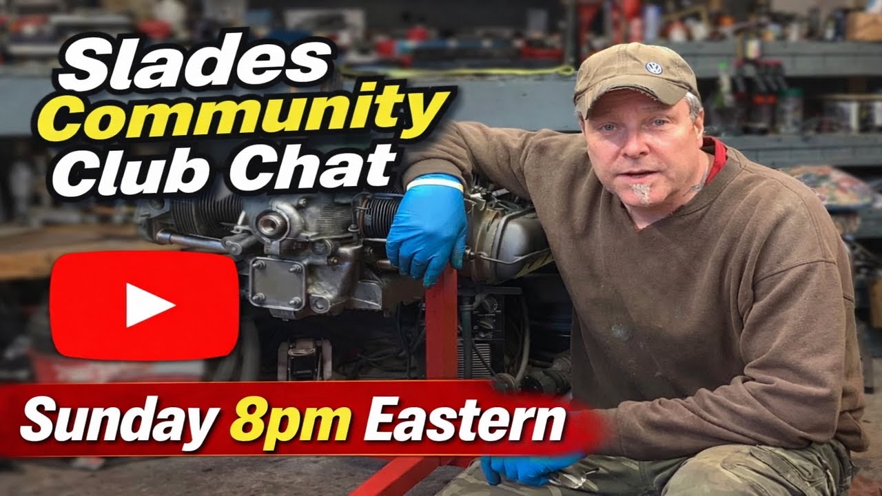 SLADES LIVE CHAT CLUB MEETING -  VW BEETLE RESTORATION CHANNEL - 2/8/2026 #sladesbeetle