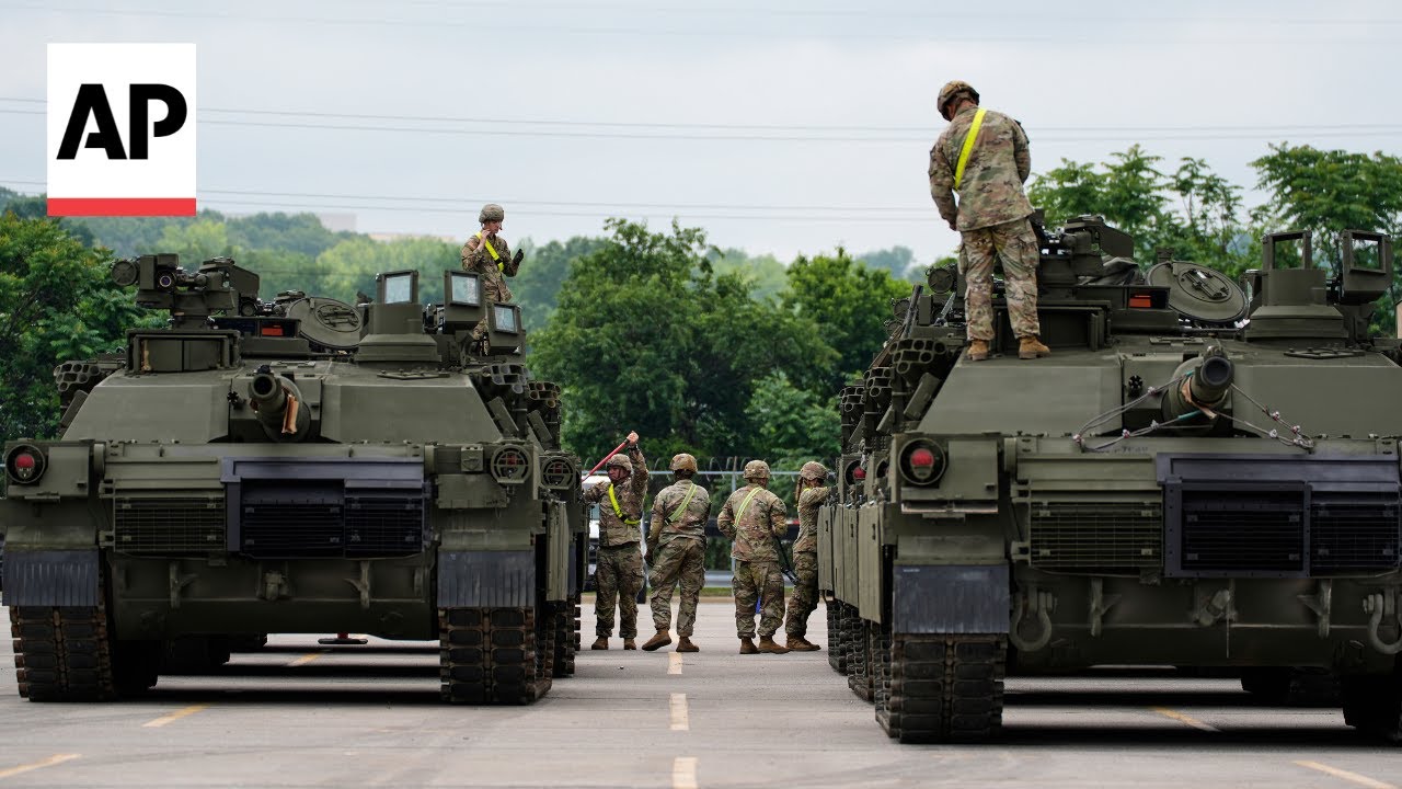 DC prepares for Trump's military parade on June 14
