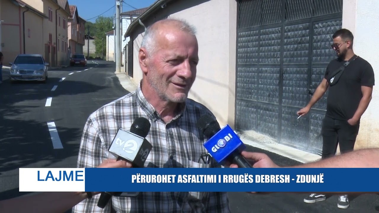 PËRUROHET ASFALTIMI I RRUGËS DEBRESH - ZDUNJË