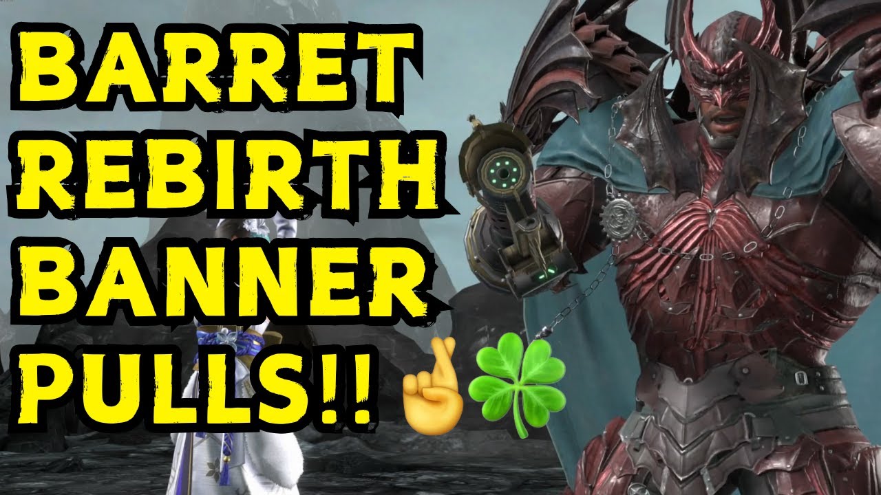 BARRET REBIRTH CROSSOVER PULLS! - FF7 Ever Crisis