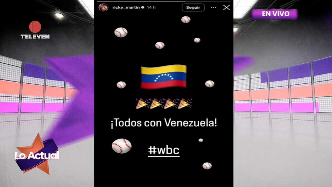 ¡Grandes artistas celebran el triunfo de Venezuela en el Clásico Mundial de Béisbol! - Lo Actual