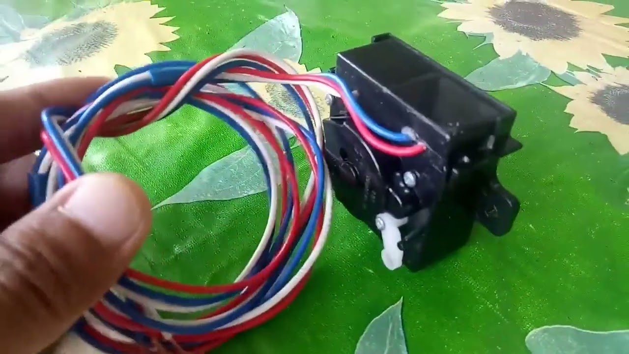 How to replace new Washing Machine Timer Switch (Sharp Giga)
