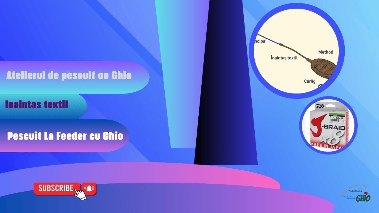 🎣| Atelierul de Pescuit cu Ghio EP.2 | 🎣 – 🔥Două noduri esențiale pentru înaintașul textil 🔥