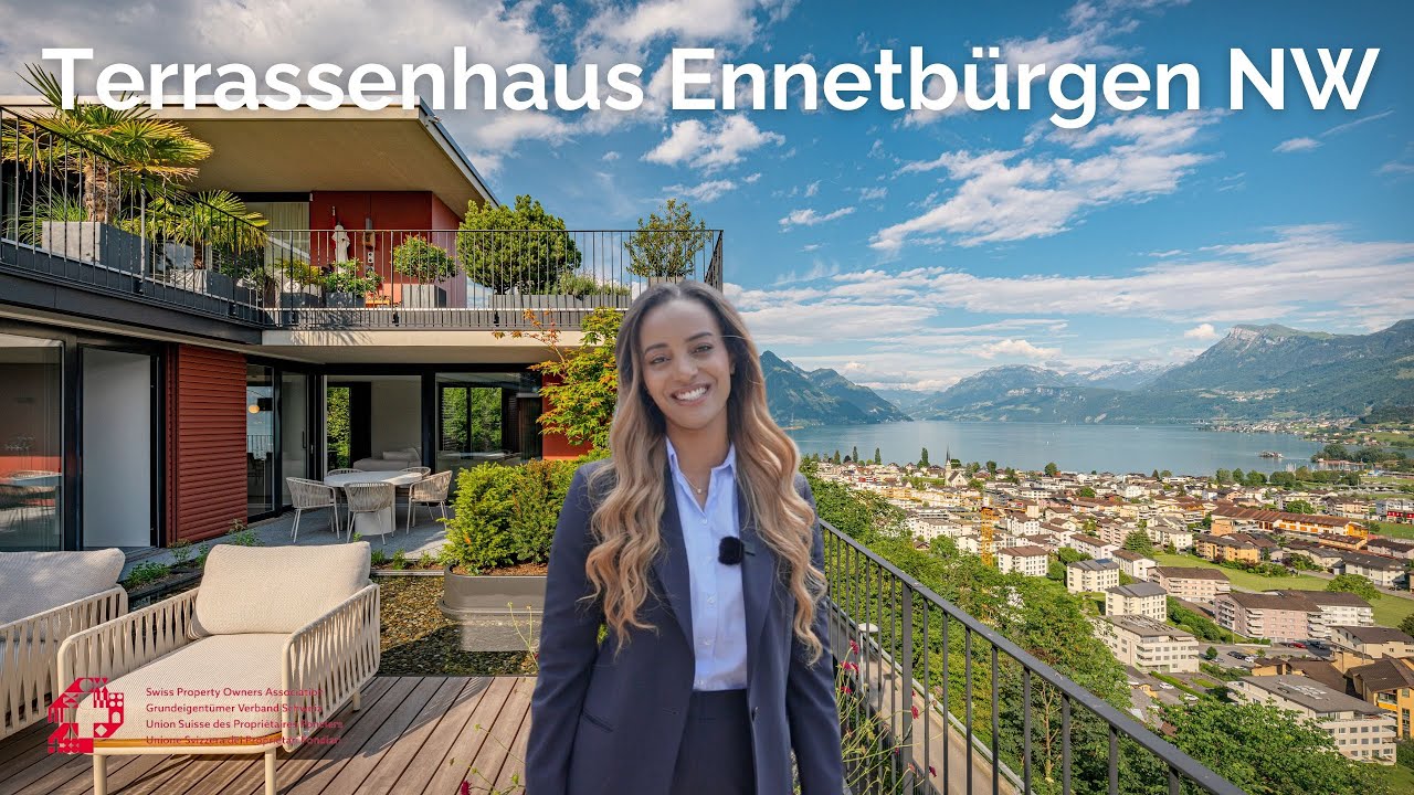 Terrassenhaus in Ennetbürgen, Nidwalden