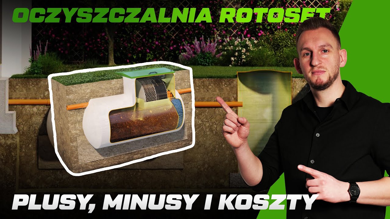 ROTOSET PRZYDOMOWA OCZYSZCZALNIA BIOLOGICZNA – ILE KOSZTUJE I JAK DZIAŁA? 💧 PLUSY, MINUSY, SERWIS