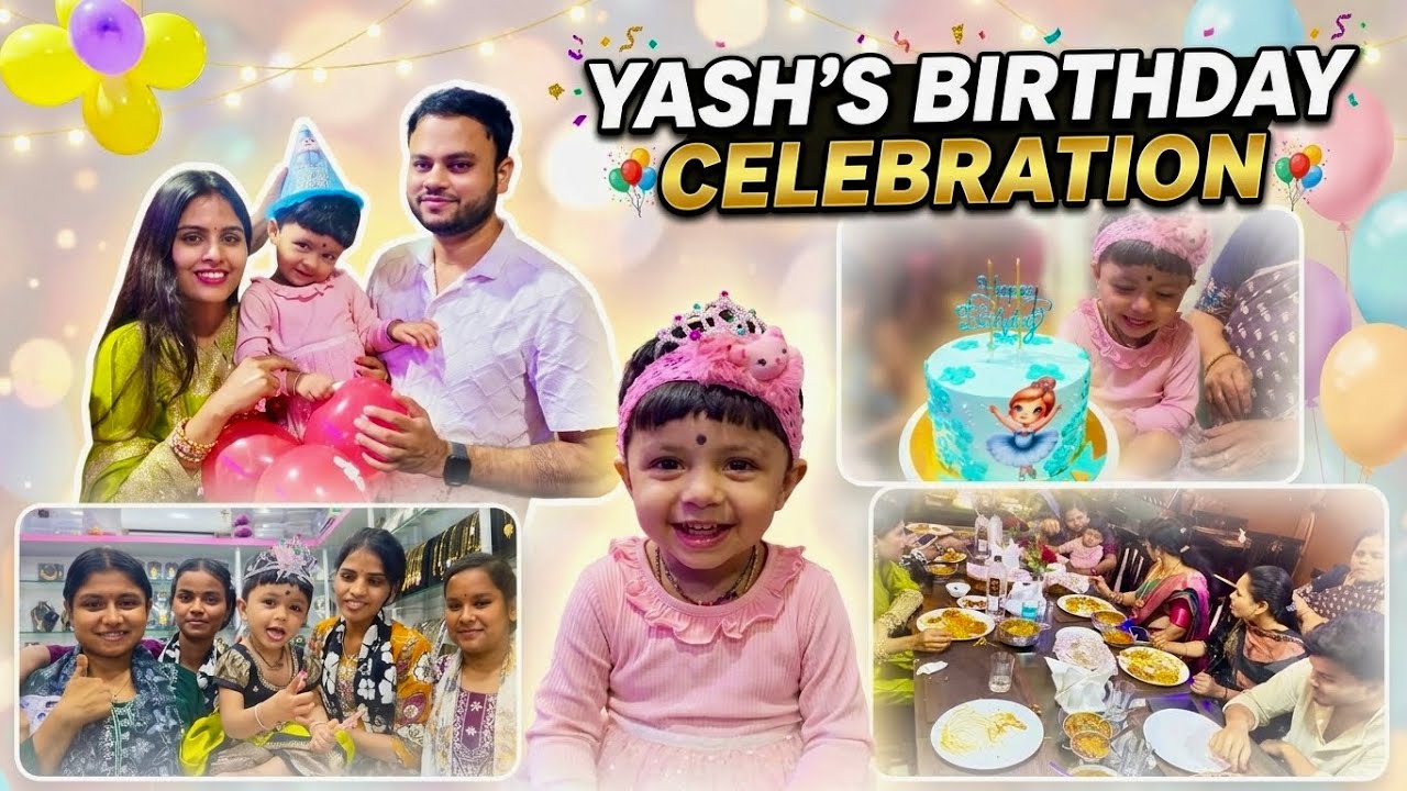 Yashika 2n Birthday 🎈// Kemiti celebration Kalu? // Radha&Sraddha Odia Vlog 