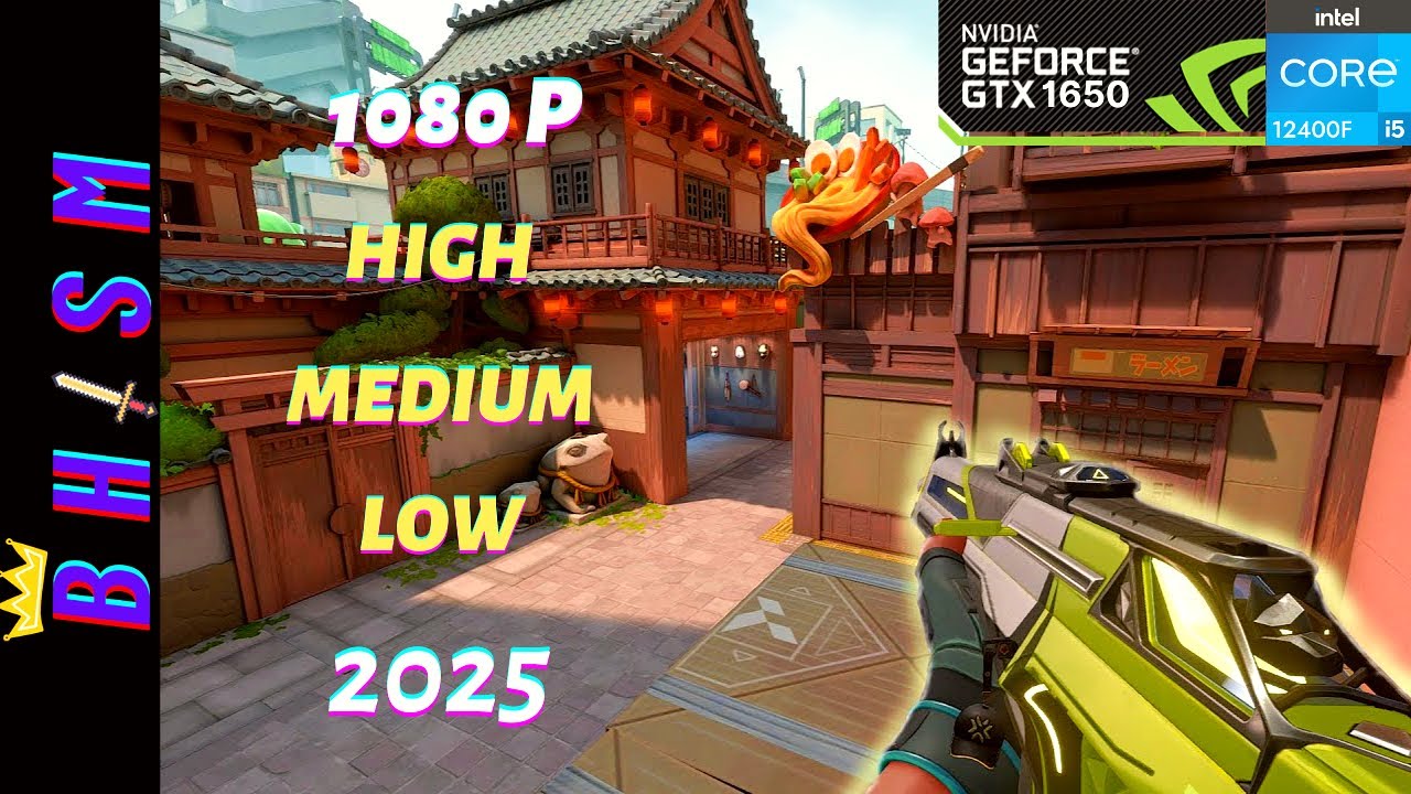 GTX 1650 - Valorant Performance Test 200+FPS at 1080P!! (2025)