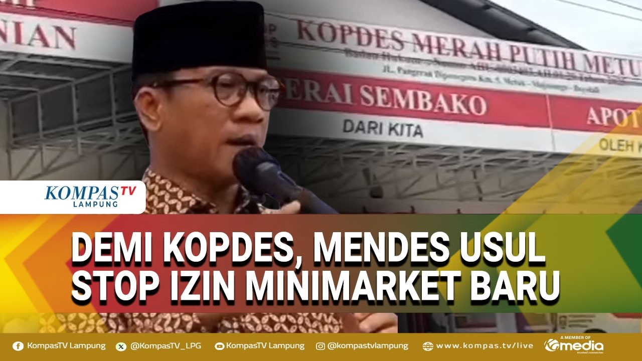 Mendes Usul Penghentian Izin Minimarket Baru Demi Menghidupkan Koperasi Desa Merah Putih