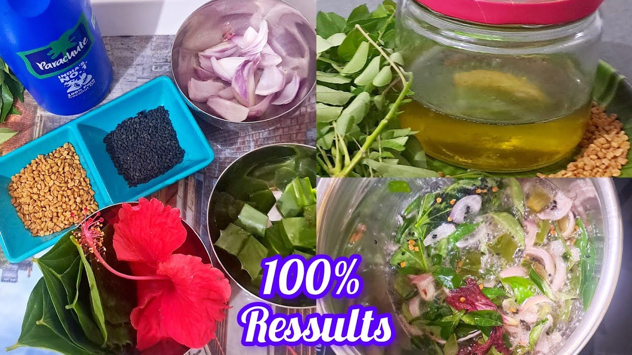 Harbal hair oil for faster hair growth/stop hair fail in 20 days (Homemade hair oil)