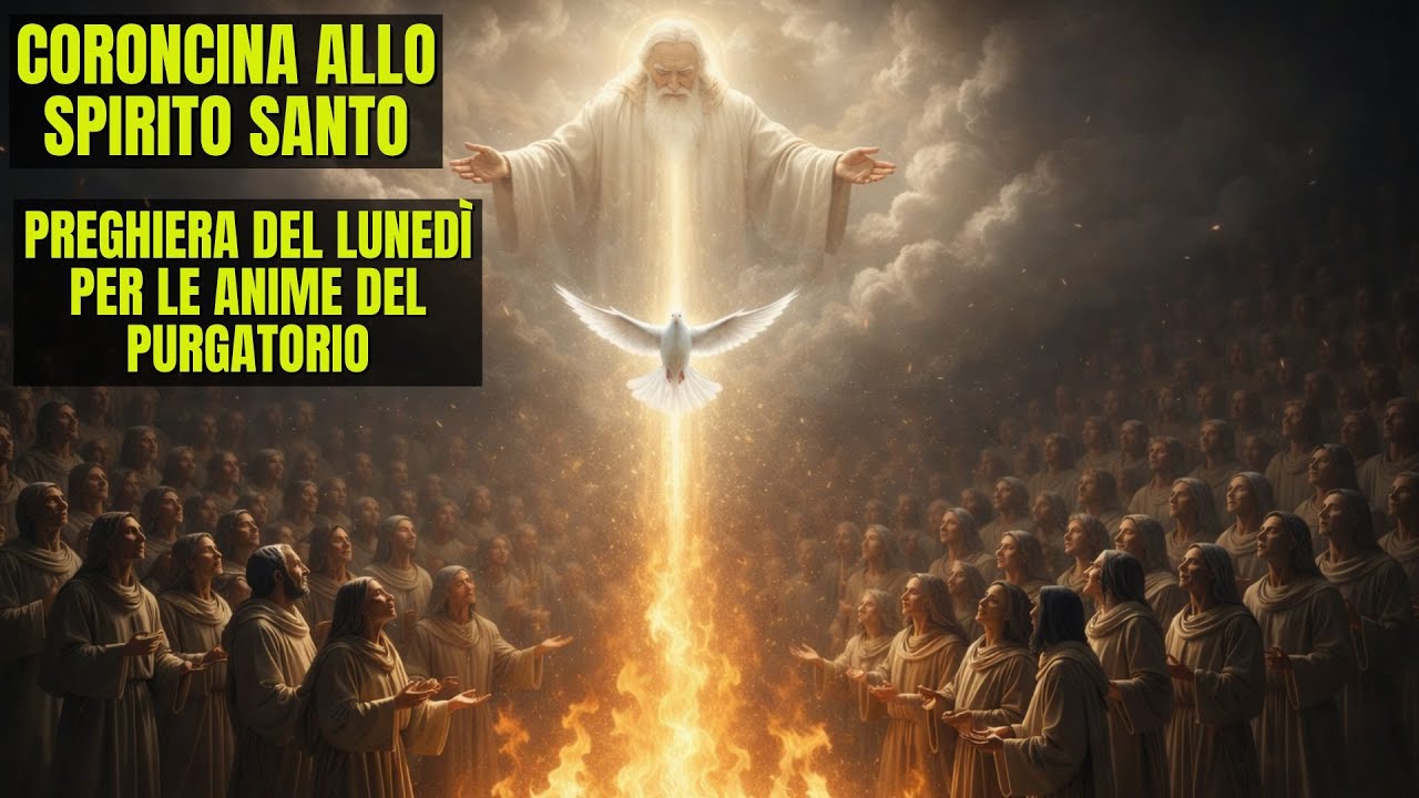 CORONCINA RIPARATRICE allo Spirito Santo in suffragio delle Anime del Purgatorio🔥🕊️