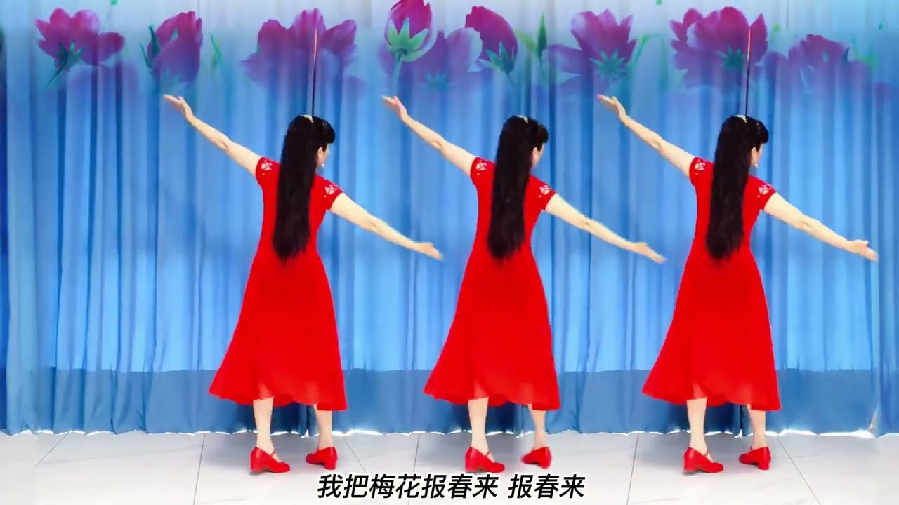 《梅花赋》优美好看，64步附分解