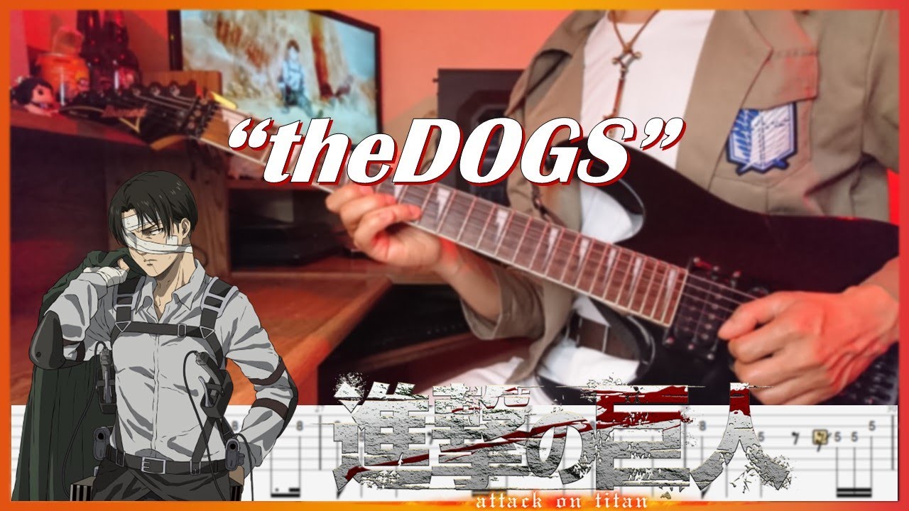 【TABS】Attack On Titan Final Season OST - theDOGS (Instrumental Guitar Cover) | Hiroyuki Sawano