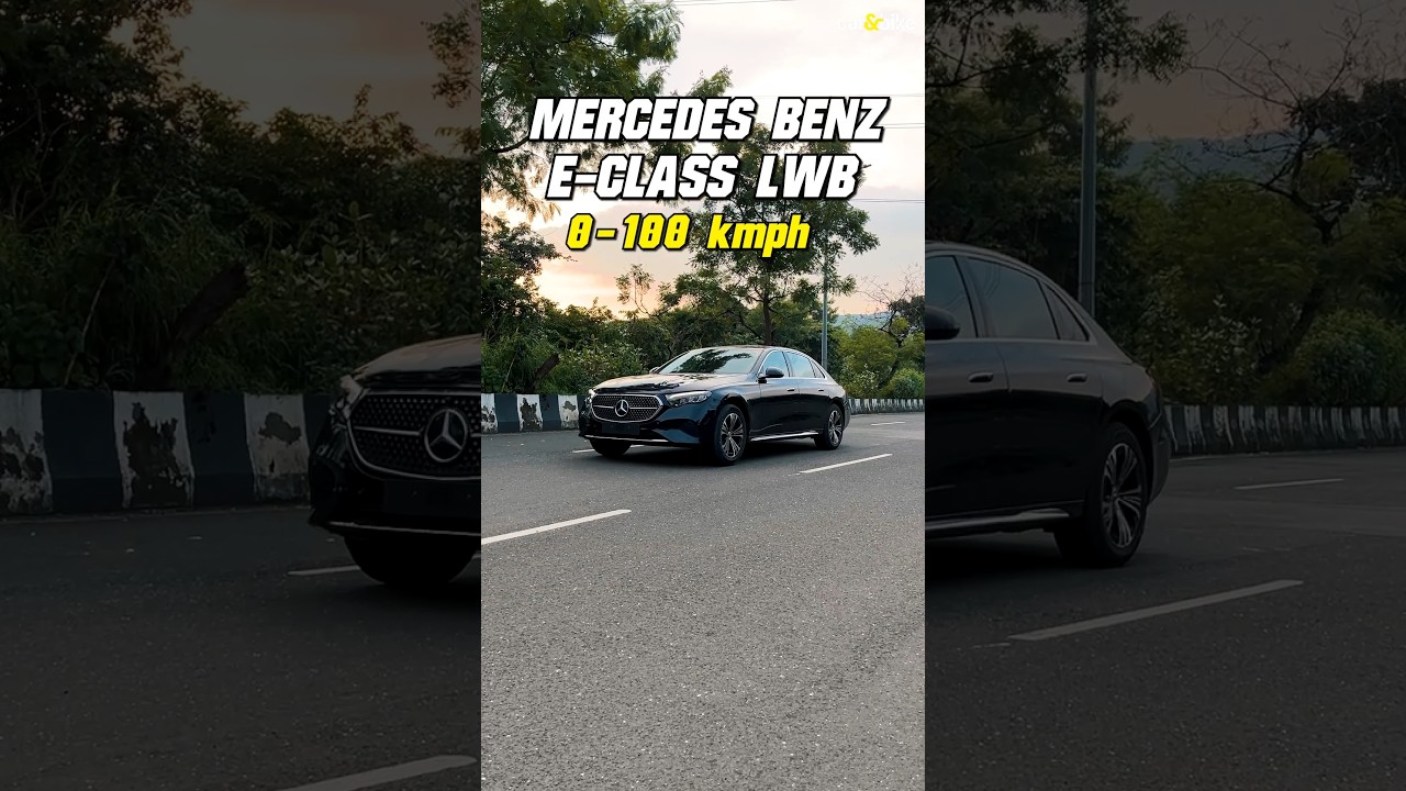 How fast does the Mercedes-Benz e200 go from 0-100 kmph?