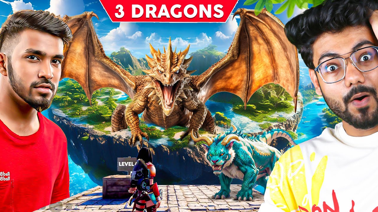 3 LEGENDARY DRAGONS POKEMON ON MYSTERIOUS FLOATING ISLAND!  😱#10 | TECHNOGAMERZ