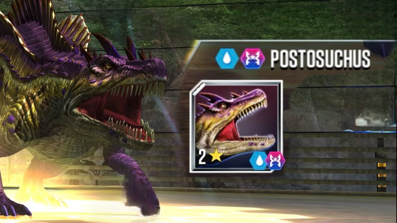 Postosuchus Two ⭐️ In Jurassic World The Game #viral #jurassicworld #video #gaming #mobile 