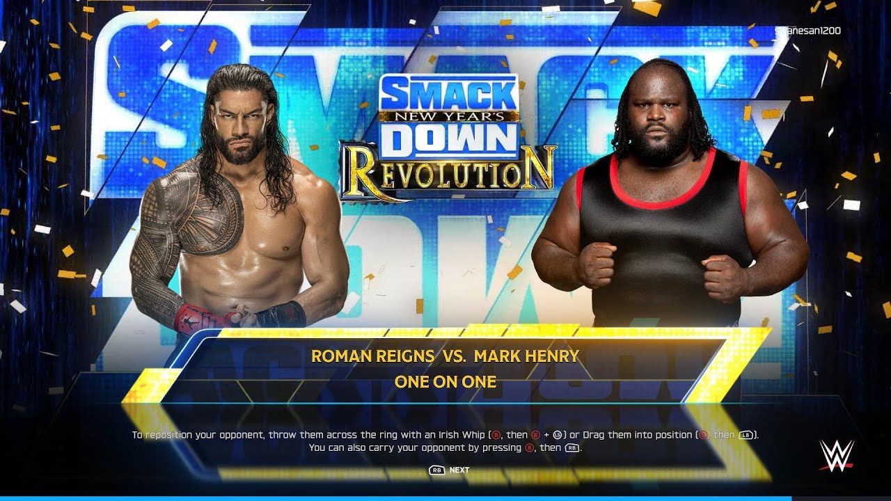 FULL MATCH : Roman Reigns Vs Mark Henry | Best of Roman Reigns | WWE Roman Reigns @gaming300-1