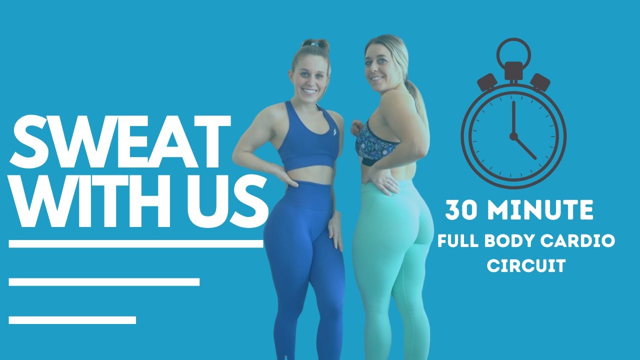 WORKOUT WITH US | Full Body *Real Time* Cardio Circuit - No Equipment