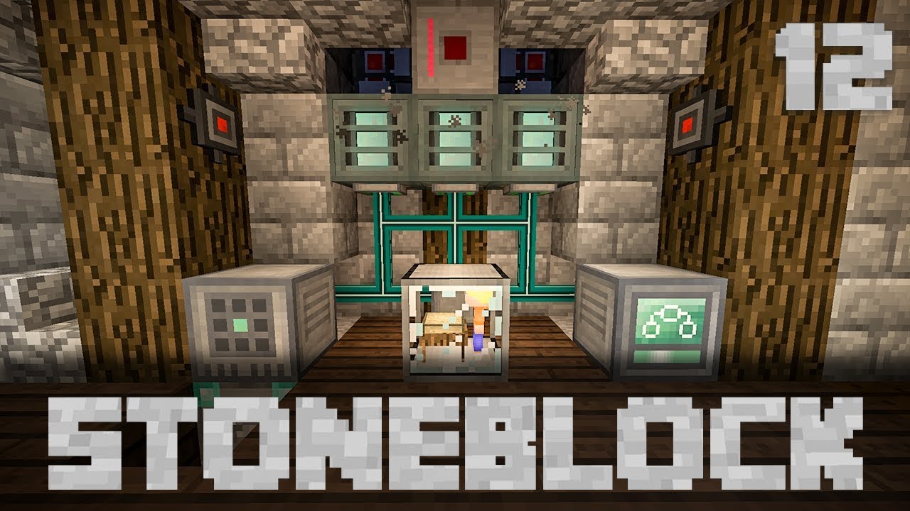 StoneBlock Modpack Supporter Server Ep. 12 Xnet Compressed Sieve Automation