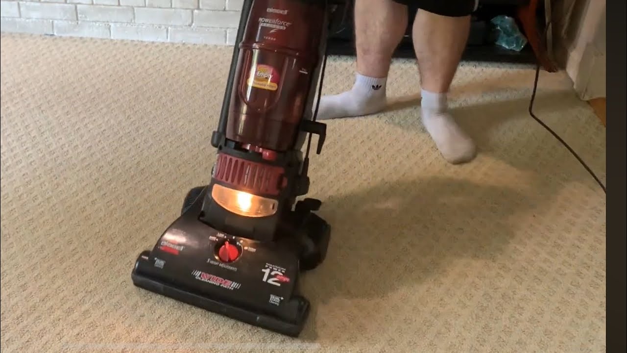 Bissell PowerForce Turbo 6596 (2007) Вертикальный пылесос без мешка для сбора пыли — обзор и демо...