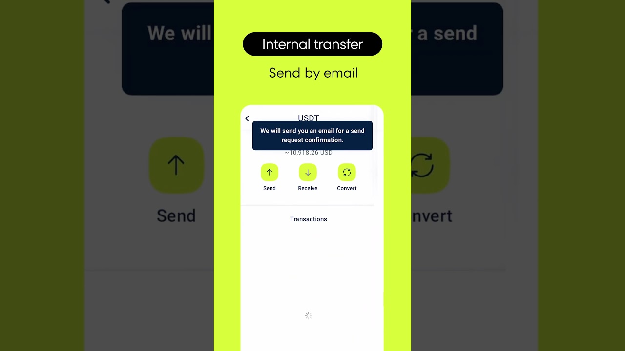 How to send crypto with SkyLabs wallet.