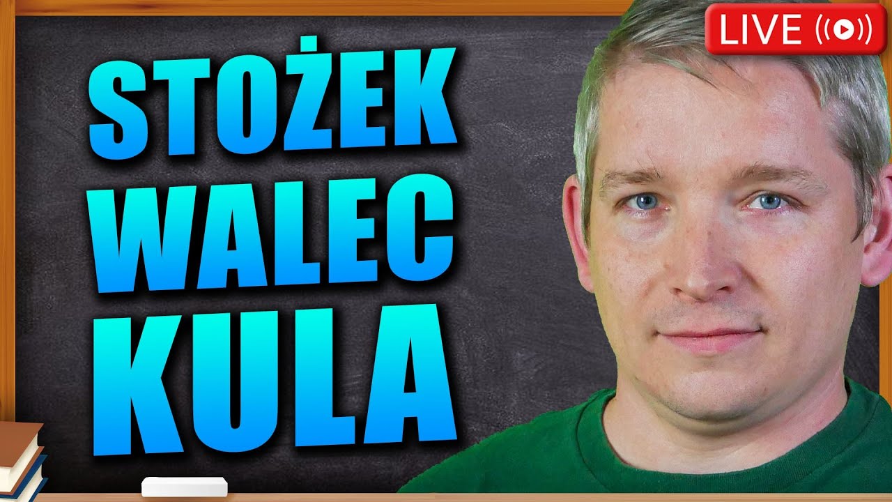 Obliczanie pól powierzchni i objętości brył obrotowych. Walec. Stożek. Kula. Matematyka.