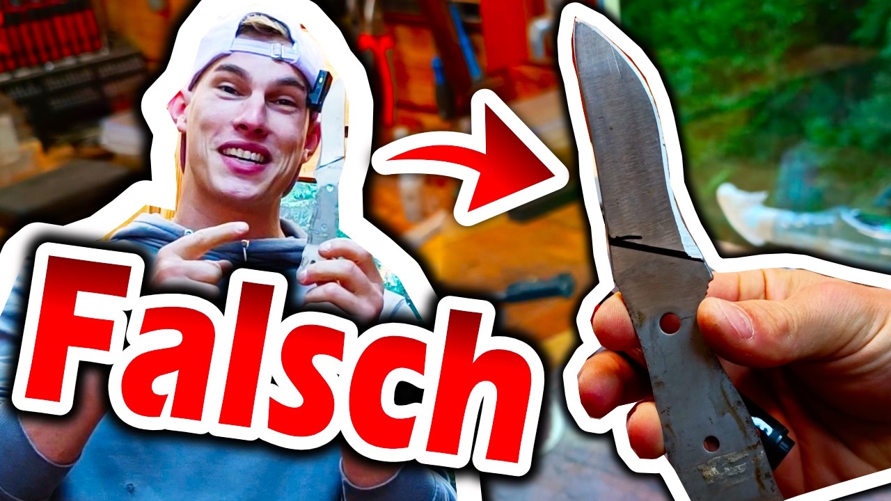 Ich habe NICHT das RICHTIGE Werkzeug |  Recurve Messer schleifen