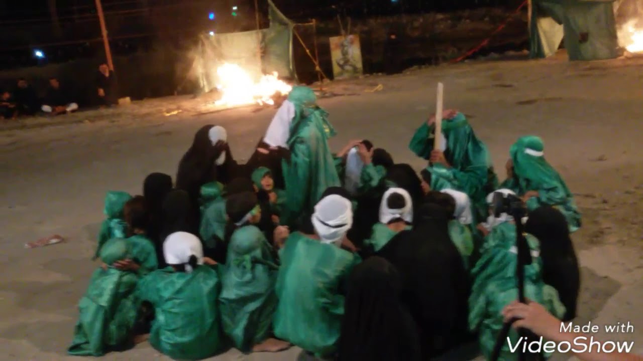 هيئة  وموكب زين العابدين/تمثيل حرق الخيام /ليلة الحادي عشر