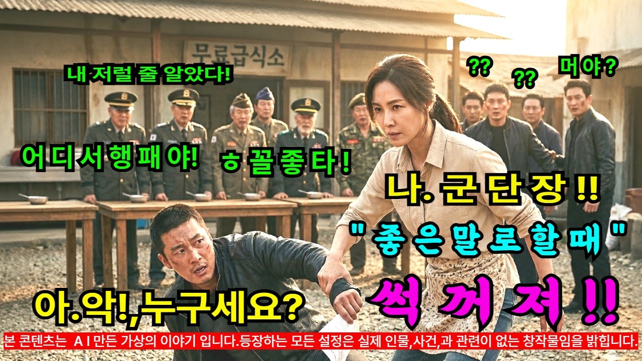 참전용사들을 모욕하고 시어머니를 협박하는“청룡회”!여성 군단장이 앞치마를 벗어 던지고 전투복을 입은 그녀의 무자비한 '태양작전'이 지금 시작[창작,소설,오디오,드라마,가상시나리오]