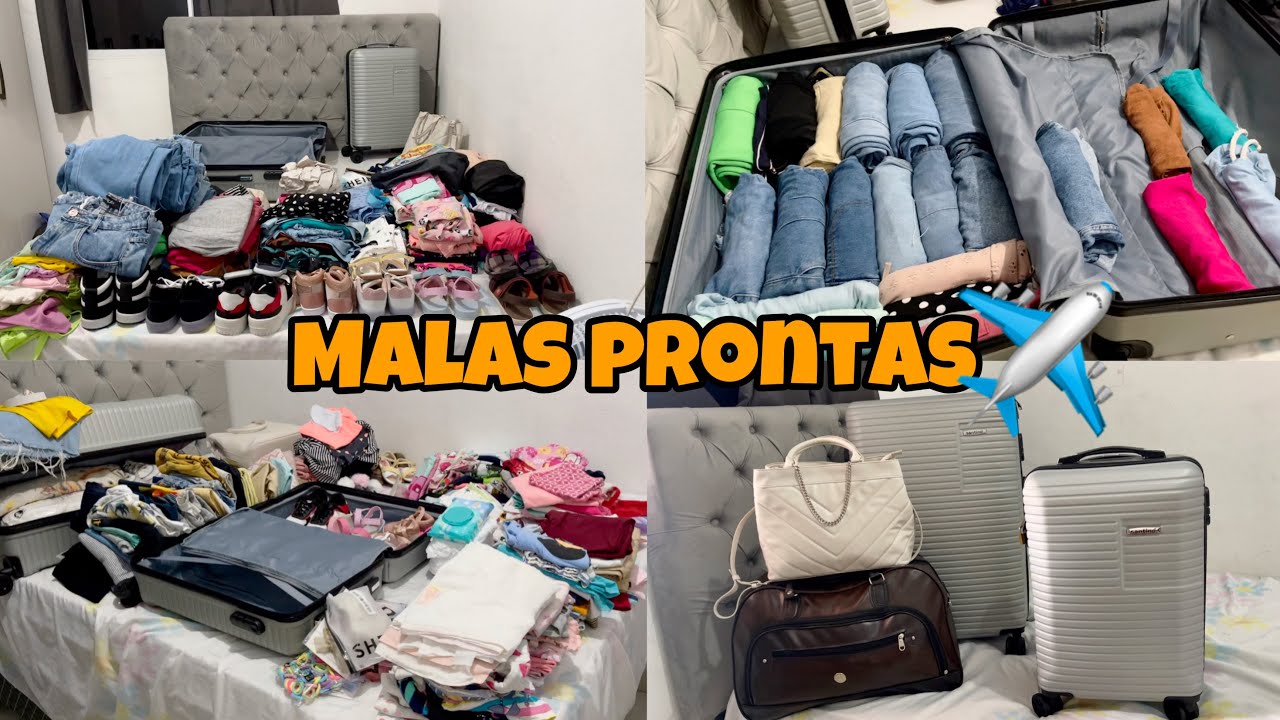 ARRUMANDO A MALA PRA VIAGEM/ MUITA COISA😱