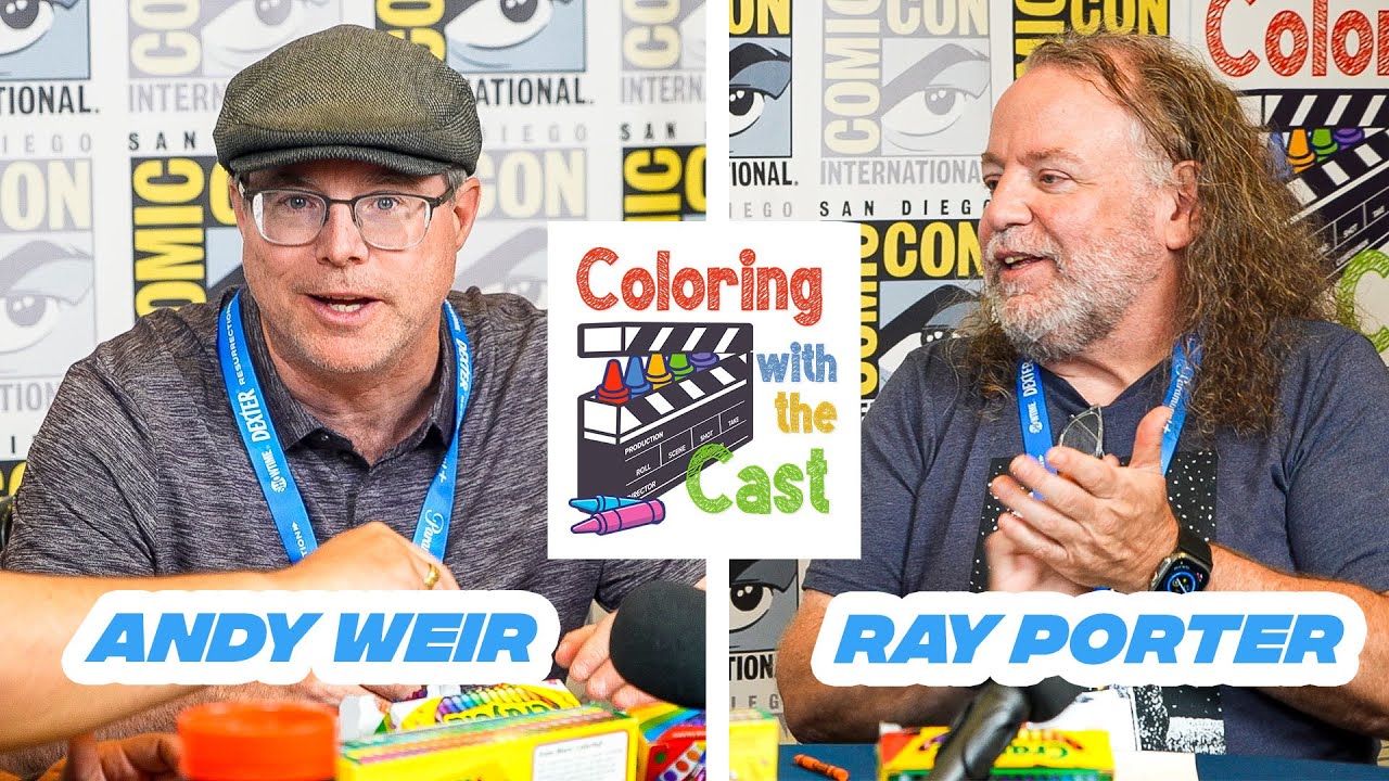 Coloring with the Cast - S7E13 - Author Andy Weir / Narrator Ray Porter -  Project Hail Mary