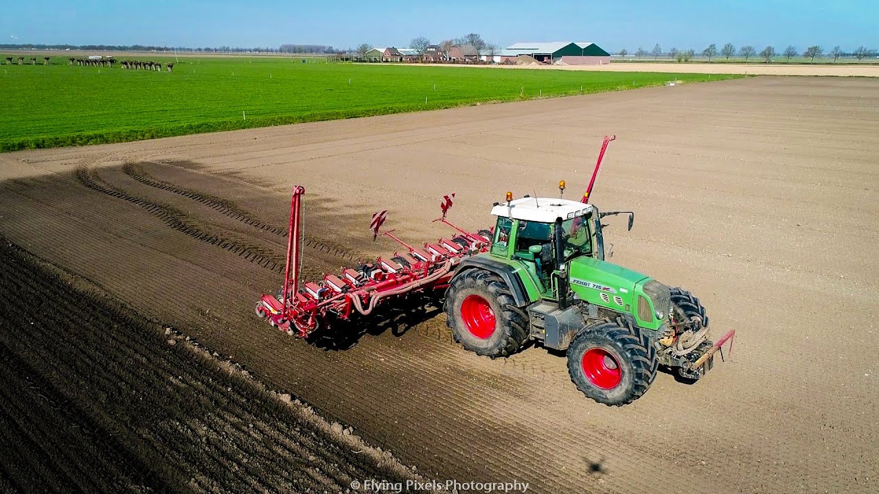 Suikerbieten zaaien / Drilling sugar beet / Zuckerr&uuml;ben s&auml;en / Fendt / Kverneland / KWS Benelux
