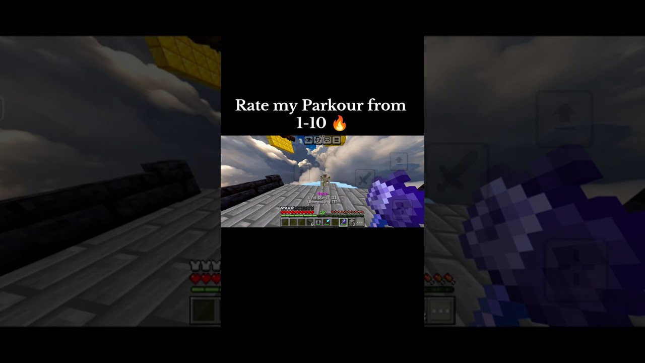 Craziest MCPE Clutch Ever🤯🔥||#mcpe #clutch #parkour