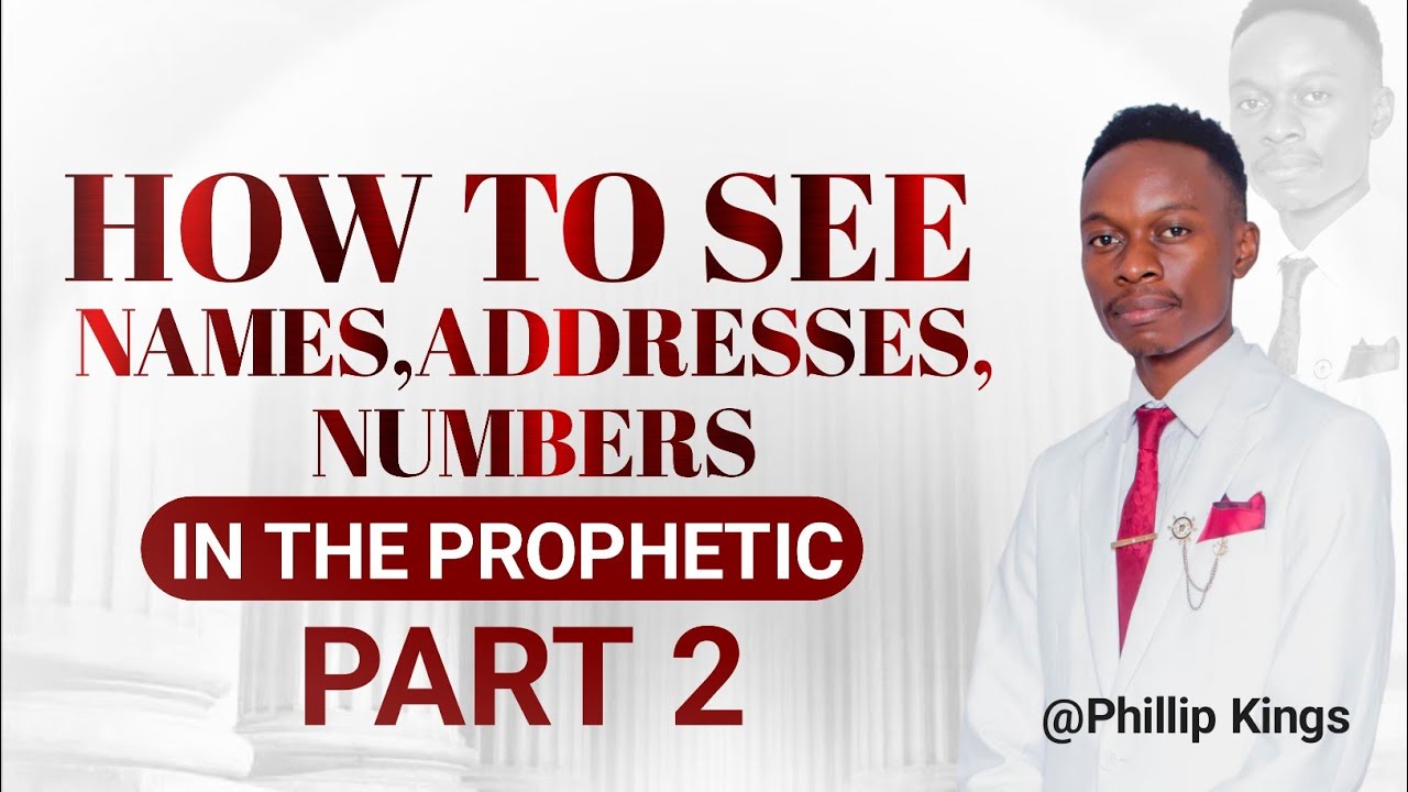How To See Names, Addresses & Numbers When Prophesying | Part 2 (Advanced Guide)