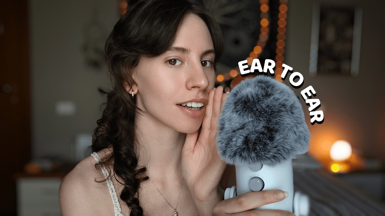 ASMR Ear To Ear Whispers and Ramble