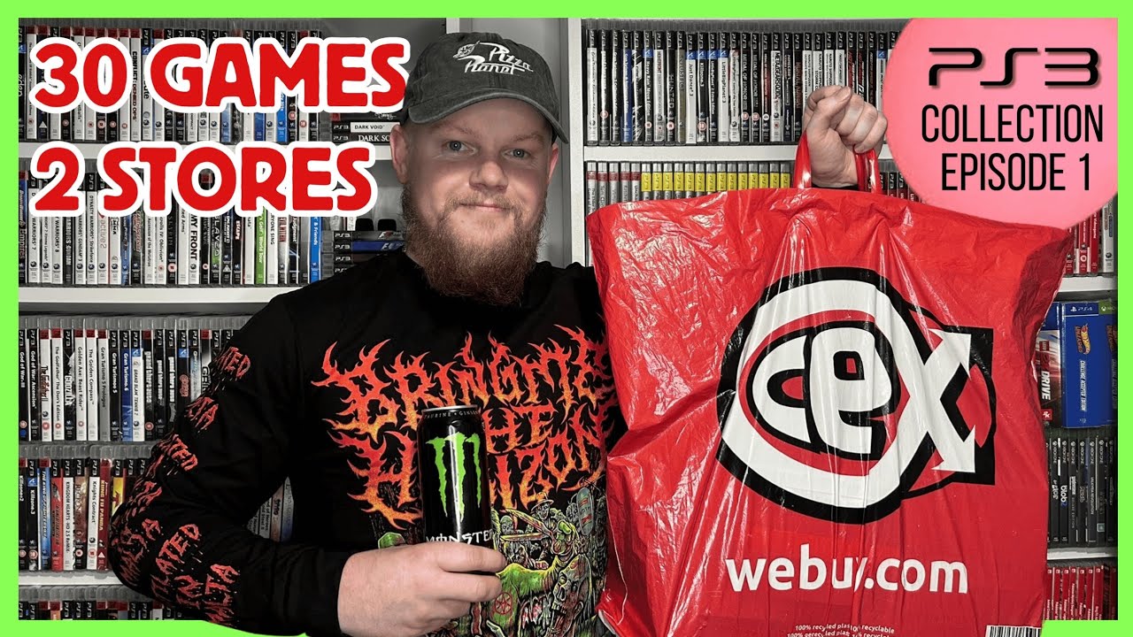 HUGE £235 CEX Haul - I'm Collecting EVERY Game - PS3 Challenge | Ep. 1