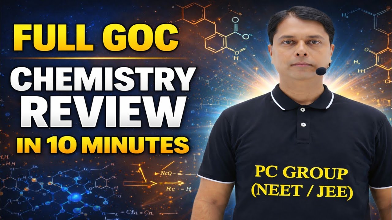 Full GOC Chemistry Review in 10 Minutes || GOC Chemistry | NEET 2026 Revision 