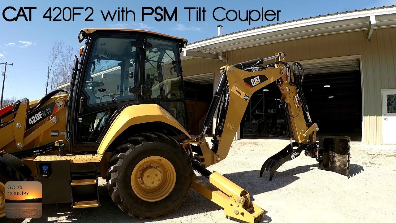 2016 Caterpillar 420F2 IT Backhoe with PSM Tilt Coupler - Walkaround