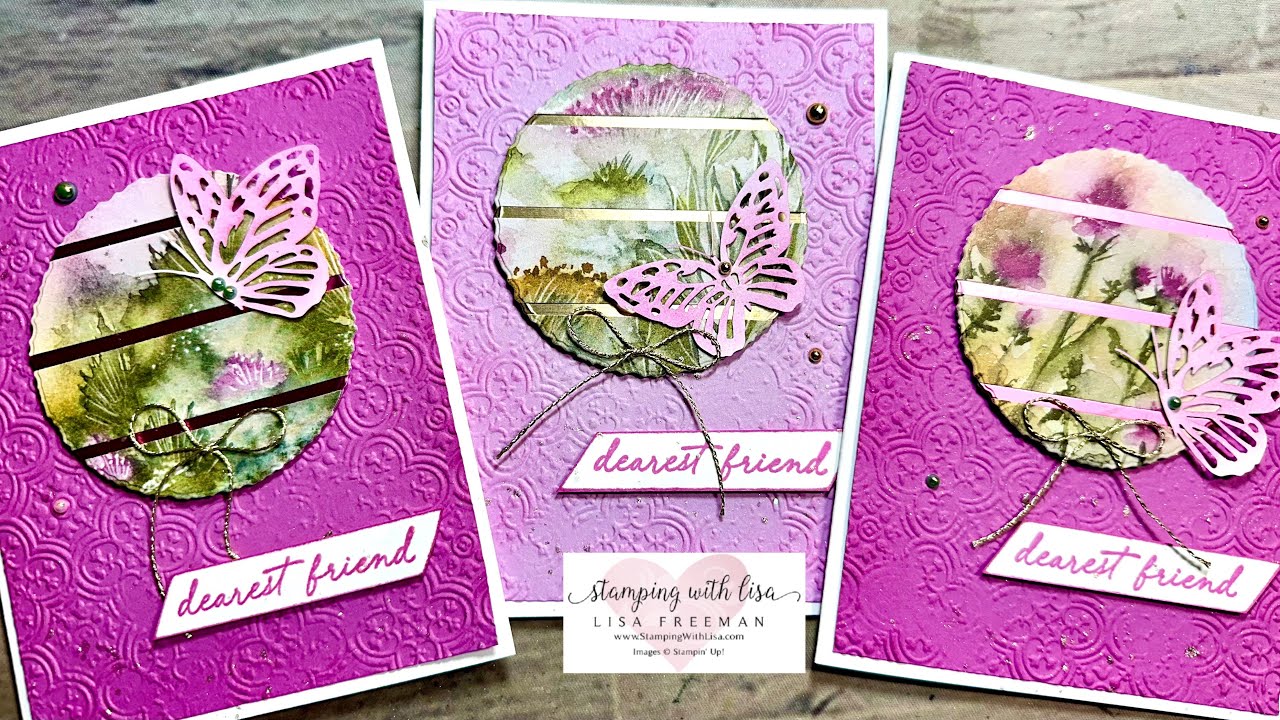 🌷Floating Circle Cards with Thoughtful Journey DSP!