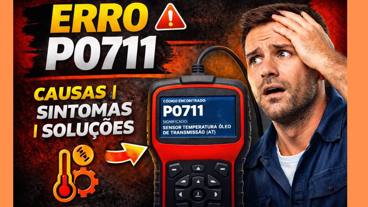 Erro P0711 🚗⚠️ O Que Significa, Causas, Sintomas e Como Resolver