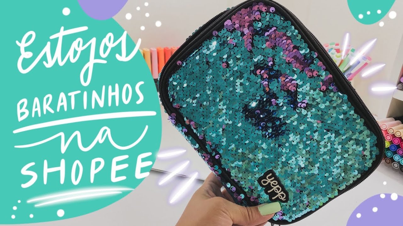 Estojos baratinhos na Shopee - Volta às aulas 2022