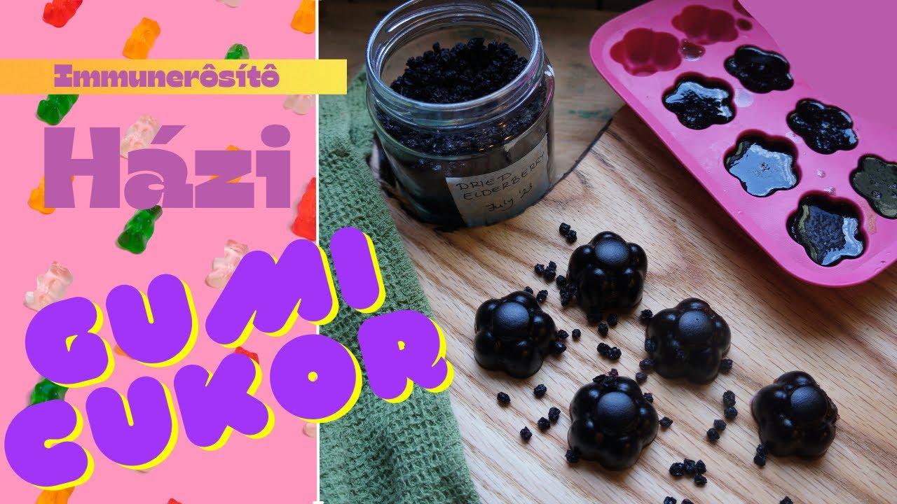 Immunerősítő egészséges HÁZI #GUMICUKOR // #recept