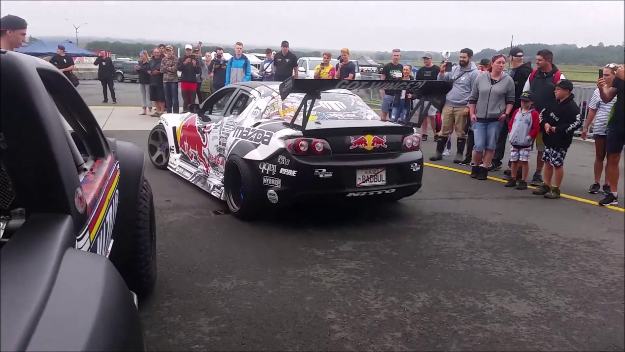 Drifting with Mad Mike RX7.3, RX8 AND MX5 Mad Mike Summer Bash