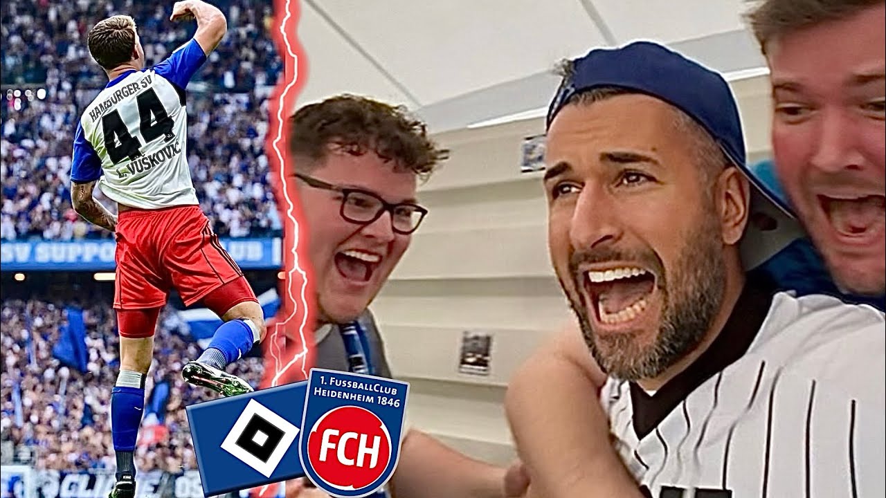 Der MOMENT als VUŠKOVIĆ den VOLKSPARK zum BEBEN bringt 🧨😍 HSV vs. FCH Stadionvlog | Bardia Barati