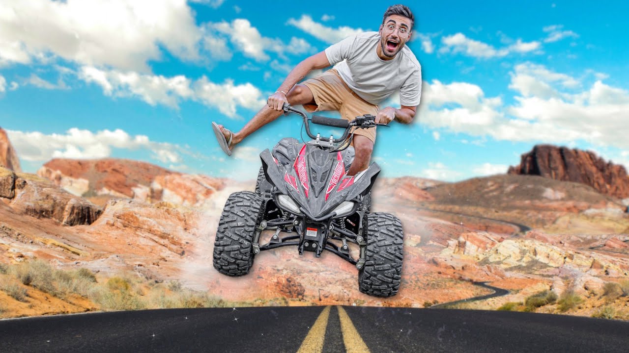 נסעתי לאילת על טרקטורון חשמלי!!!