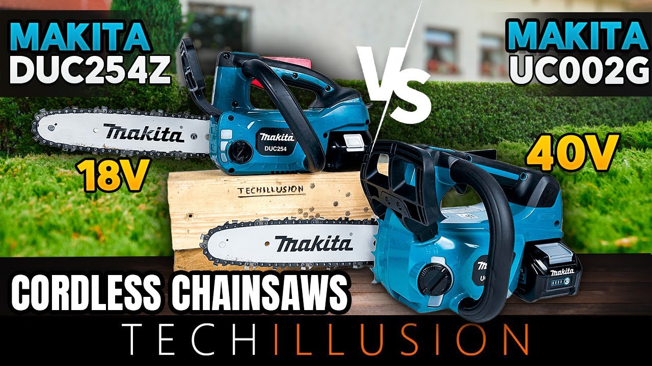 🔥The TWO BEST Top-Handle cordless Chainsaws from MAKITA!😱 DUC254 vs UC002 - 18V vs 40V Comparison