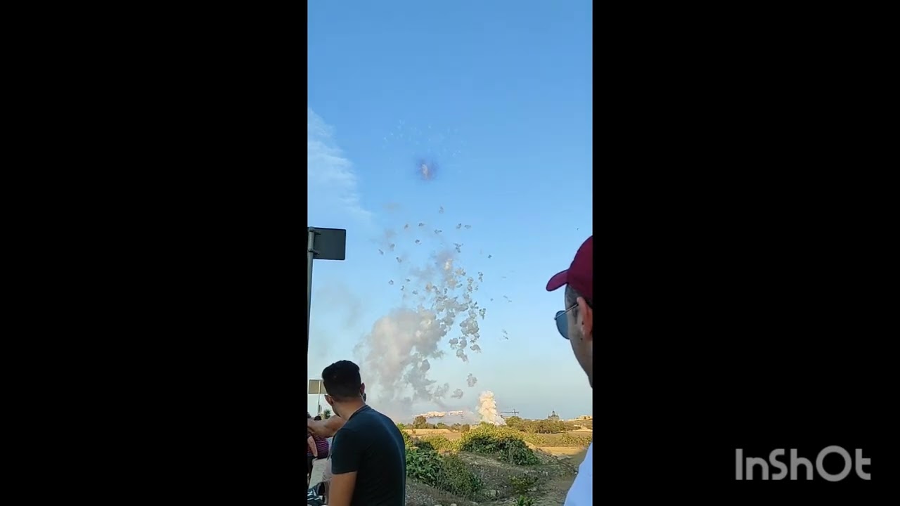 Festa Madonna ta' Loreto 2024 - Hruq ta' kaxxa waqt translazzjoni.