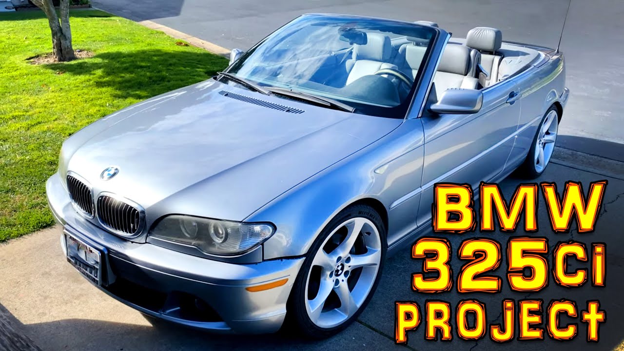 A new project car to work on - 2005 BMW 325ci Convertible